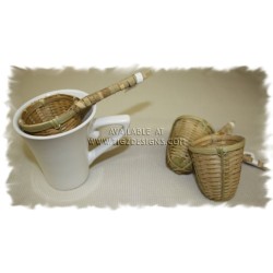 Bamboo Tea Strainer - Tea Accessories Creston BC